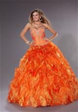 2012 Tiffany Prom Dresses 16861.  Available in Orange, Turquoise
